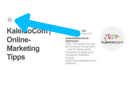 Pinterest Profil editieren