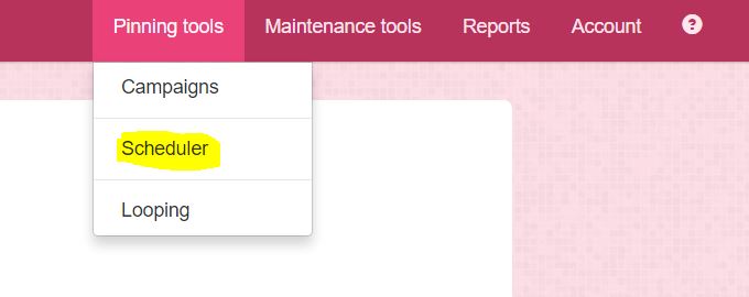 Pinterest Scheduler