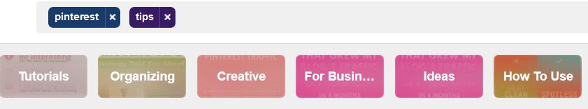 Pinterest Suche