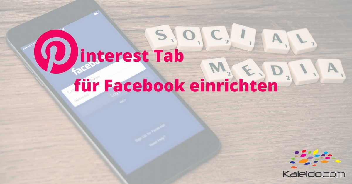Pinterest Tab für Facebook