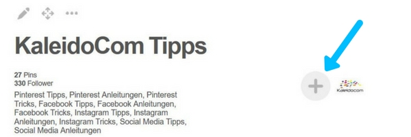 Gruppenboard einrichten