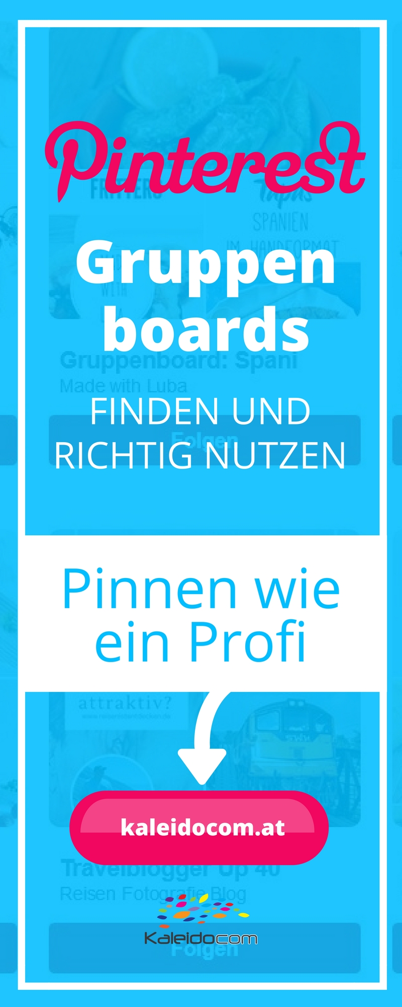 Gruppenboards sind ein wichtiger Teil der Trafficstrategie auf Pinterest. Gruppenboards finden und nutzen - so geht's!