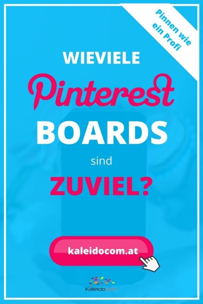 Sie möchten wissen, wie viele Pinterest Boards erfolgreiche Pinner haben? Klicken Sie hier für Tipps. Pinterest- Marketing Tipps für Blogger und Unternehmen.