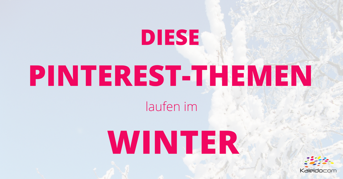 Winter pinnen